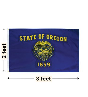 2'x3' Oregon Nylon Outdoor Flag